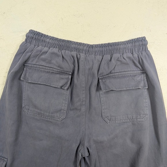 Cargo Jogger Pants – Men's L Gray Elastic Waist Drawstring - Picture 11 of 12